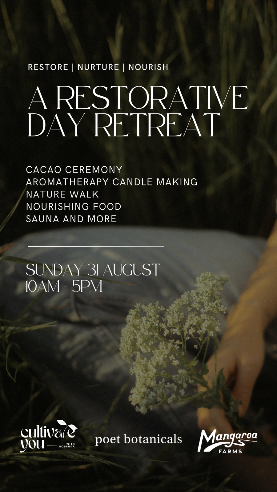 A Restorative Day Retreat - Sunday 31 August