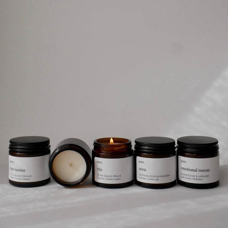 Aromatherapy Candle Discovery Set - Poet Botanicals