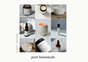e - Gift Vouchers - Poet Botanicals