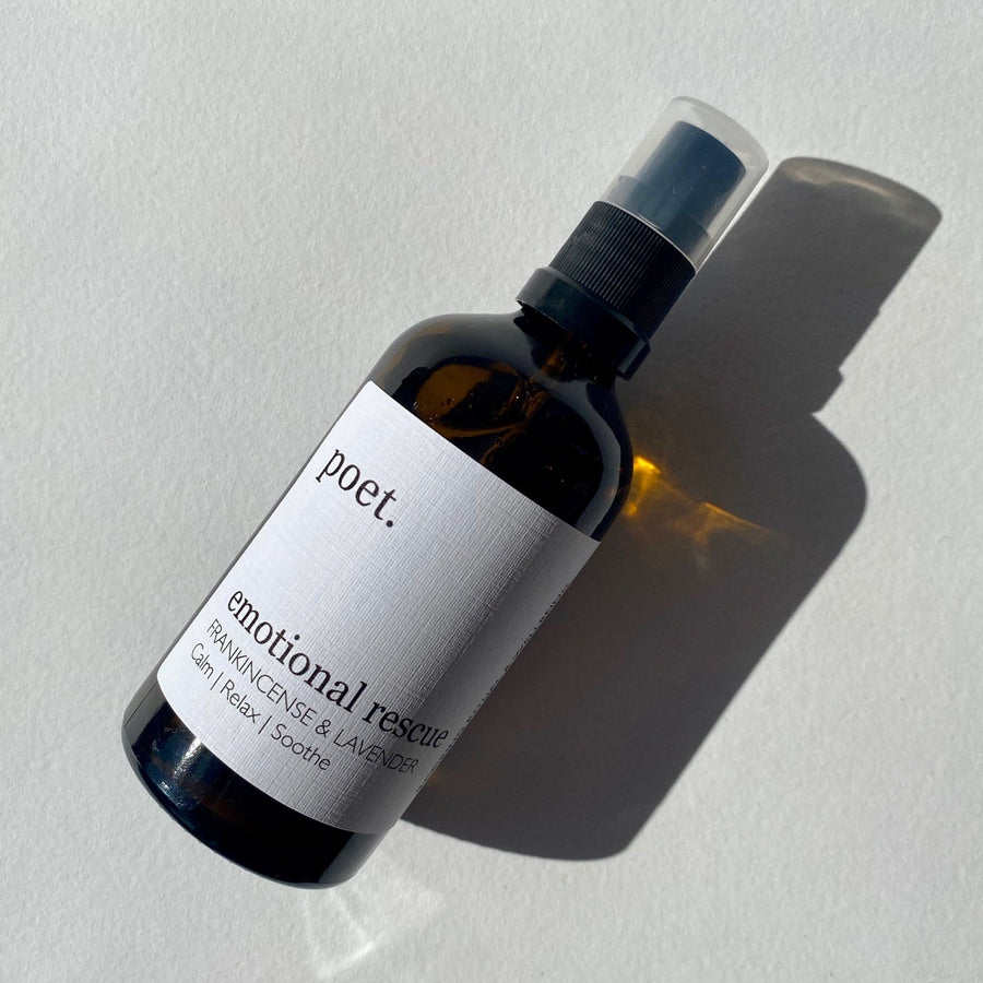 EMOTIONAL RESCUE Aroma Mist | Frankincense & Lavender - Poet Botanicals