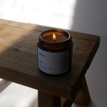 EVE ~ Christmas Candle | Vanilla, Cinnamon, Clove & Orange - Poet Botanicals