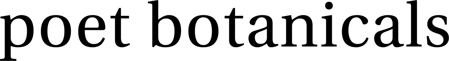 Poet Botanicals