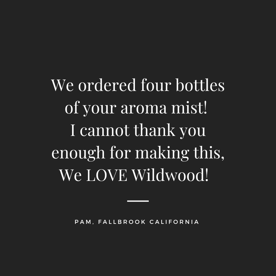 WILDWOOD Aroma Mist | Patchouli & Cedar - Poet Botanicals